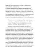 Desarrollo físico y psicomotor de niños y adolescentes, características y alteraciones