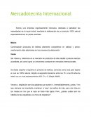 Merca internacional y su avance financiero