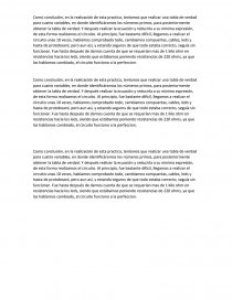 Conclusiones Generales Circuitos Integrados. Página 1