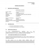 EJEMPLO DE INFORME PSICOLOGICO