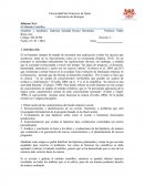Informe 1 Método Científico Biología USFQ