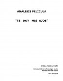 ANÁLISIS PELÍCULA “TE DOY MIS OJOS”