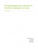 Psicopedagogía para Abordar el Sindrome asperger en niños. Sindrome Apeger