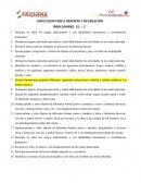 EDUCACION FISICA DEPORTE Y RECREACION.