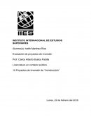 Proyectos de inversión en Mexico INSTITUTO INTERNACIONAL DE ESTUDIOS SUPERIORES