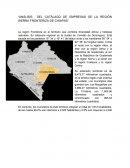 Análisis del catálago de empresas de la región Sierra Fronteriza de Chiapas