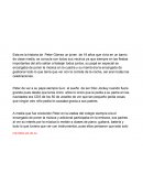 Esta es la historia de Peter Gómez un joven de 19 años que vivía en un barrio de clase media