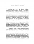 DERECHO HEREDITARIO O SUCESORAL