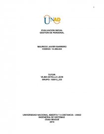 IDENTIFICACION CULTURA ORGANIZACIONAL. Página 1