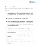 Caso Tubos de Calidad, S.A.