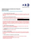 Unidad #3: Sistemas de Gestión de la Producción GUÍA DE ESTUDIO