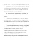 REFLEXIÓN CRÍTICA . “El Treball Social, un conjunt integral de processos” del llibre “Viure el Treball Social” de J.M.Barbero.5