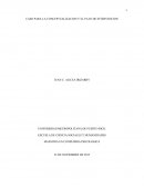 CASO PARA LA CONCEPTUALIZACION Y EL PLAN DE INTERVENCION