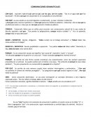 Combinaciones gramaticales