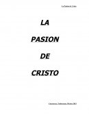 La pasion de cristo.