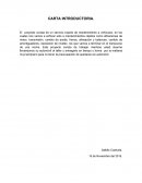 Proyecto taller CARTA INTRODUCTORIA.