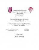 Recursos Materiales La empresa GS GAMES