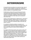 Filosofia DETERMINISME