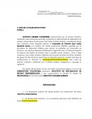 La declaración judicial del estado jurídico de interdicción del señor Genovevo Linares Barrios