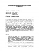 Acta de conciliación: Daños a vehículo - Responsabilidad civil extracontractual