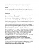 PRACTICA. DETERMINACION DE CINETICA DE LA ENZIMA LACTASA EN LECHE CON TIRAS REACTIVAS DE GLUCOSA