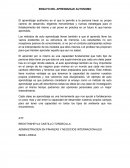 ENSAYO DEL APRENDIZAJE AUTONOMO