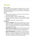 Dislexia Que es la dislexia