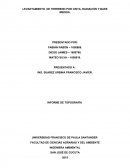 LEVANTAMIENTO DE TERRRENO POR CINTA, RADIACIÓN Y BASE MEDIDA.