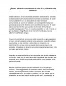 ¿Se está utilizando correctamente el valor de la palabra de cada individuo?