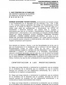 CONTESTACION DE DEMANDA DE ALIMENTOS.