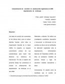 Caracterización de suicidios en adolescentes registrados en 2006 departamento de Antioquia