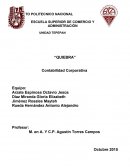 Quiebra Conta corporativa