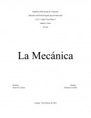 Analisis de la mecanica. Polea simple o maquina simple