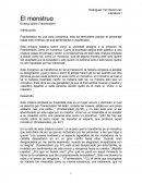 Ensayo de Frankenstein.