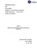 Naturaleza de la organización, espíritu emprendedor y reingeniería.