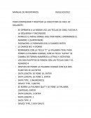 PARA CONFIGURAR Y RESETEAR LA COLECTORA SE HACE LO SIGUIENTE