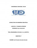 TEMA: REINGENIERIA APLICADA A LA LOGISTICA