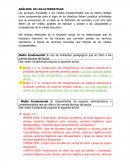 ANÁLISIS DE LAS ALTERNATIVAS