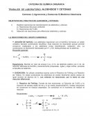 TRABAJOS DE LABORATORIO: ALDEHIDOS Y CETONAS