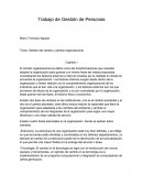 Gestión del cambio y cambio organizacional