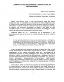 Una de Las nuevas tecnologías en la educación.