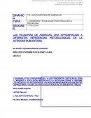 LAS FILOSOFÍAS DE AGENCIAS: UNA APROXIMACIÓN A DIFERENTES REFERENCIAS METODOLÓGICAS EN LA ACTIVIDAD PUBLICITARIA.