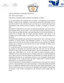 Experiencias y aprendizaje sobre la película, investigación y la plática.