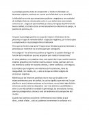 Tema: La psicología positiva trata de comprender