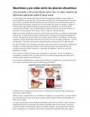Abortistas y pro vidas entre los jóvenes alicantinos