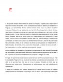Piaget contribuyó con aportes muy importantes a la psicología y su obra revolucionó el estudio del pensamiento y lenguaje infantil, desarrolló el método clínico de exploración de las ideas y fue el primero en estudiar sistemáticamente la percepci