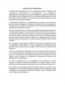 Ensayo importancia del mantenimiento.