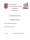 MEDICIONES ELÉCTRICAS Analizador de redes