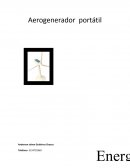 Aerogenerador portátil