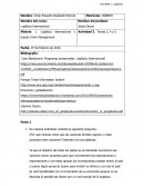 Caso Blackboard. Programas presenciales. Logística Internacional